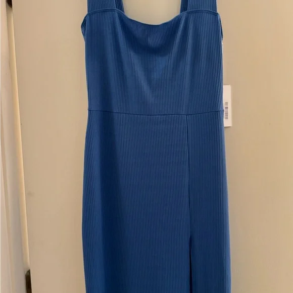Reformation Cassi Blue Midi Dress NWT - Picture 9 of 12